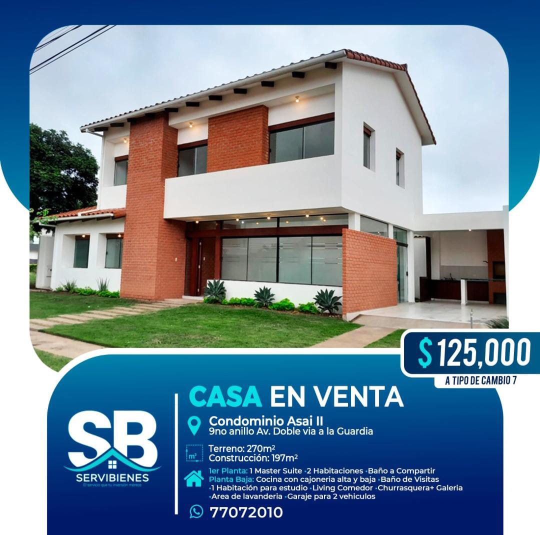 Casa en Venta - Condominio ASAI II
